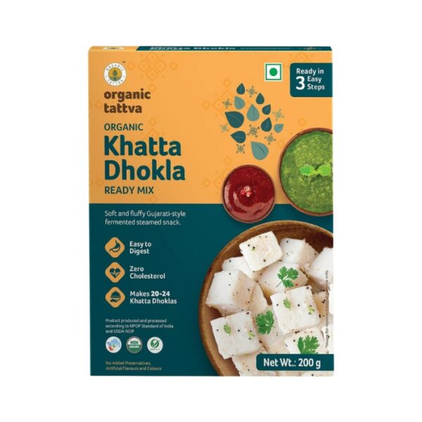 Organic Tattva Khatta Dhokla Ready Mix