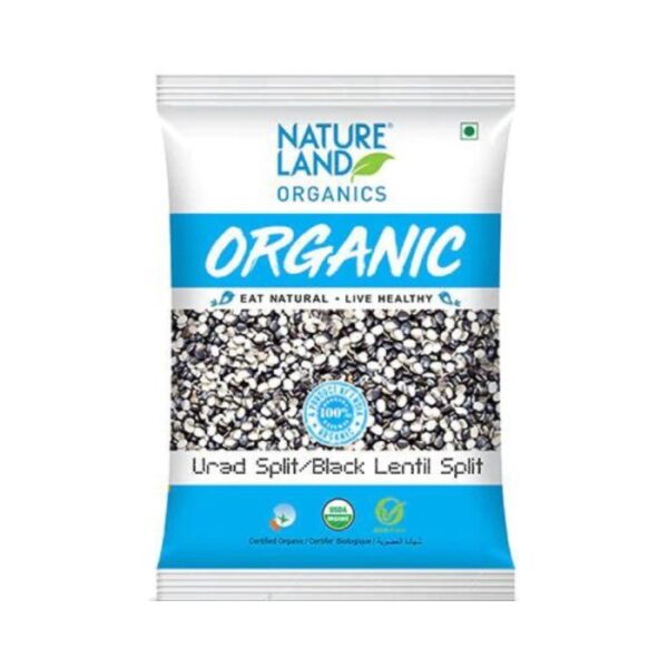 Natureland Organics Urad Split (Urad Black Dal)