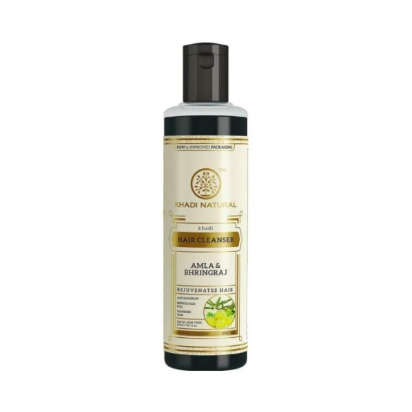 Khadi Naturals Amla & Bhringraj Hair Cleanser (SLS & Paraben Free)