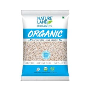 Natureland Organics Urad Washed split (Urad White Dal)
