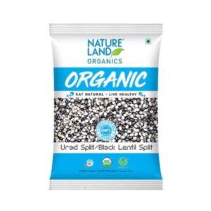 Natureland Organics Urad Split (Urad Black Dal)