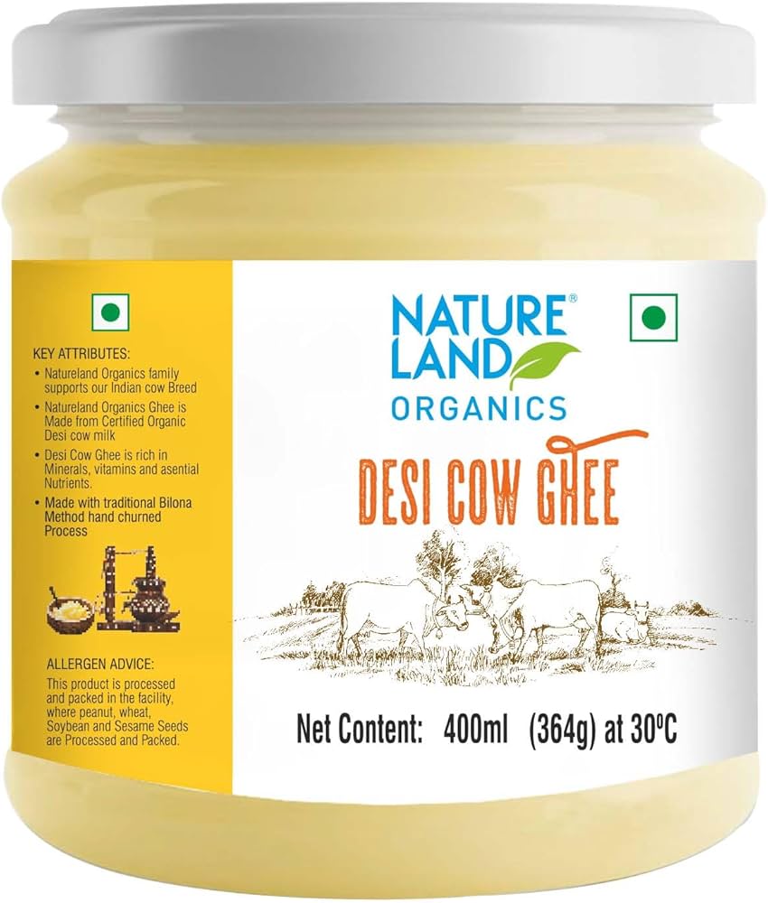 Natureland Organics Desi Cow Ghee 400 ml